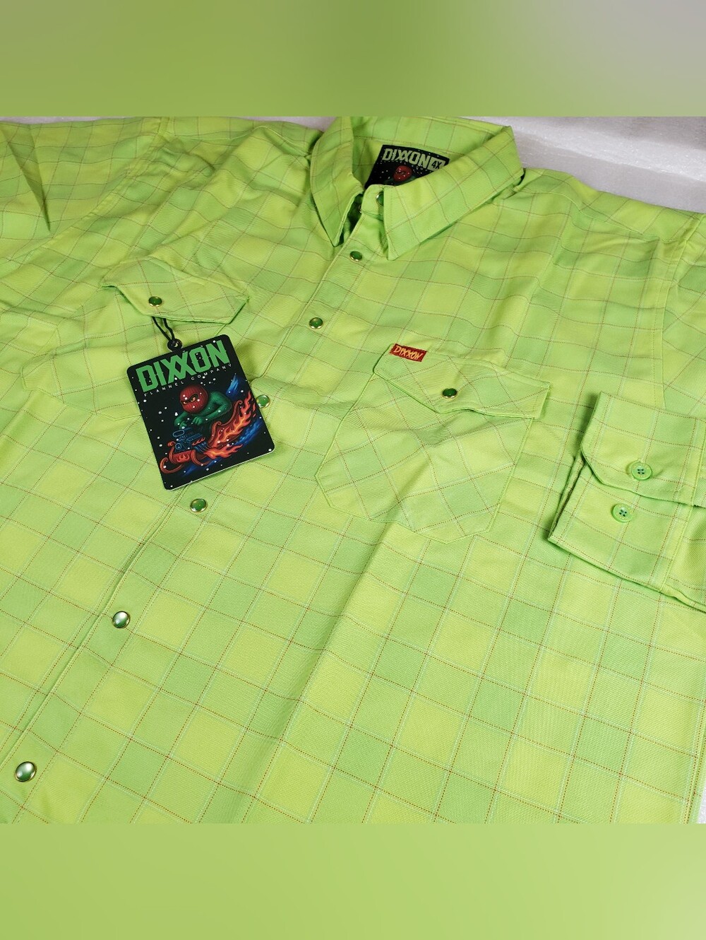 NWT Dixxon Men's 4x 4XL "The Mean One" Flannel Shirt
